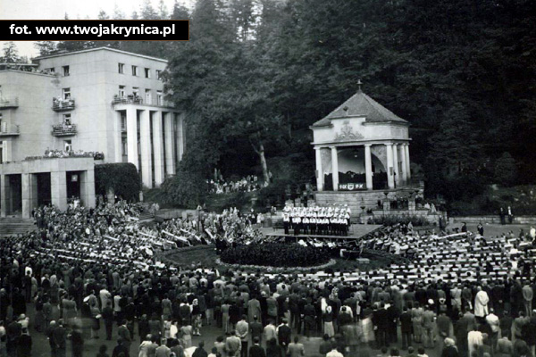 archiwalne zdjęcia Krynicy Zdrój